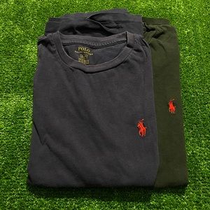 Polo Ralph Lauren- Black & Navy T-Shirts- Size S